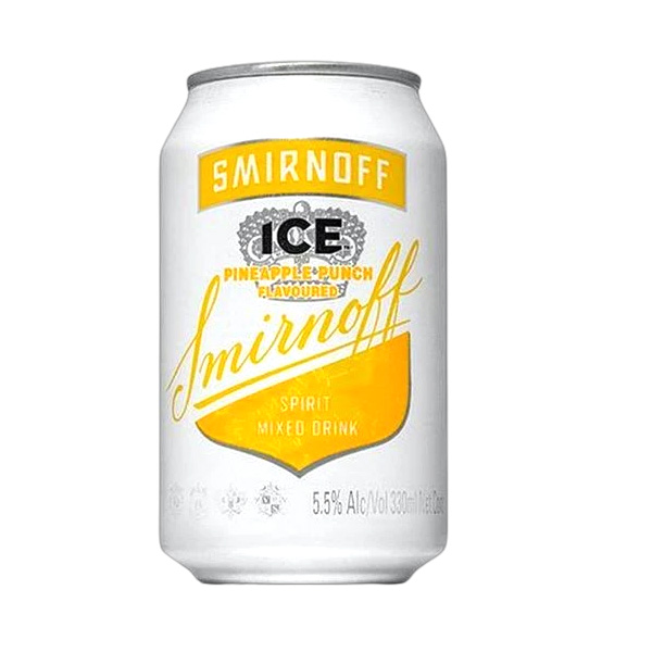 Smirnoff Ice Pineapple Punch Can 330Ml