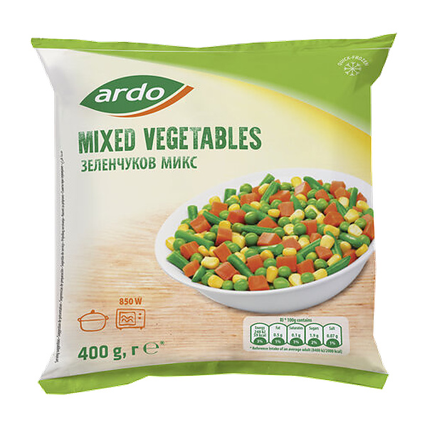 Ardo Mixed Vegetables 400G