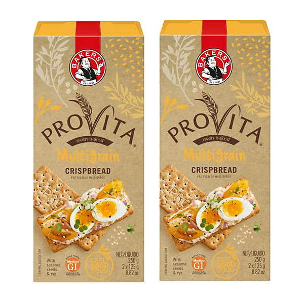 Bakers Provita Multigrain Crisp Bread 250G