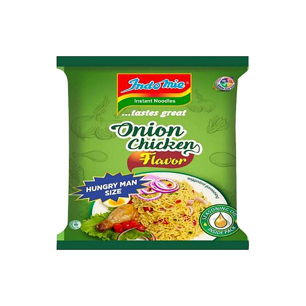Indomie Onion Chicken Flavor Hungry Man Size 180G