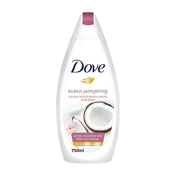 Dove Body Wash Jasmine And Coconut Milk 750Ml