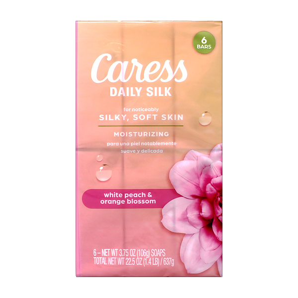 Caress Soap White Peach And Orange Blossom 106G