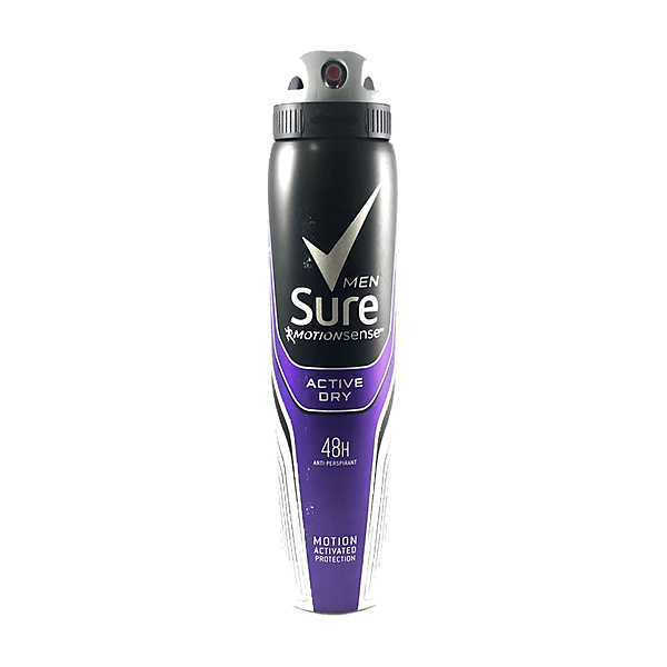 Sure Men Active Dry Spray 250Ml