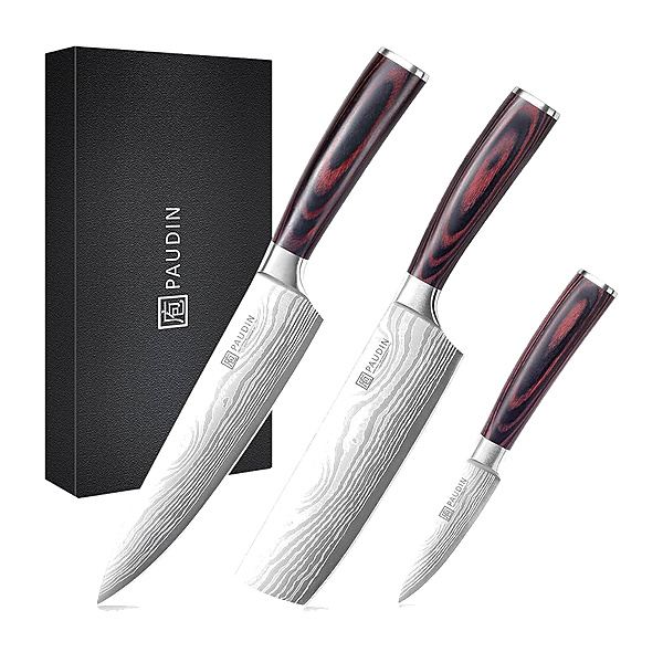 Stainless Steel Knife 3Pcs Set