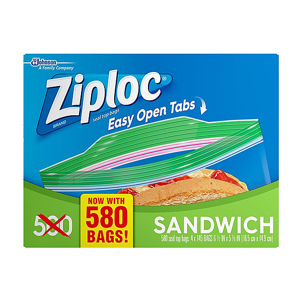 Johnson Sandwich Ziploe 145 Bags
