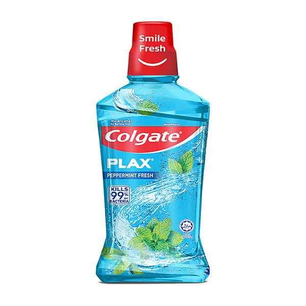 Colgate Mouth Wash Plax Peppermint (500G)