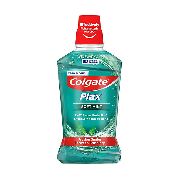 Colgate Mouth Wash Plax Softmint (500G)