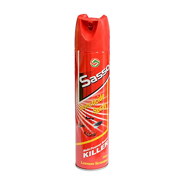 Sasso Insecticide Spray Lemon Scented (300Ml)