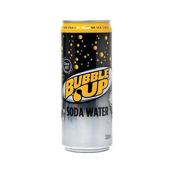 Bubble Up Soda Water Can 330Ml