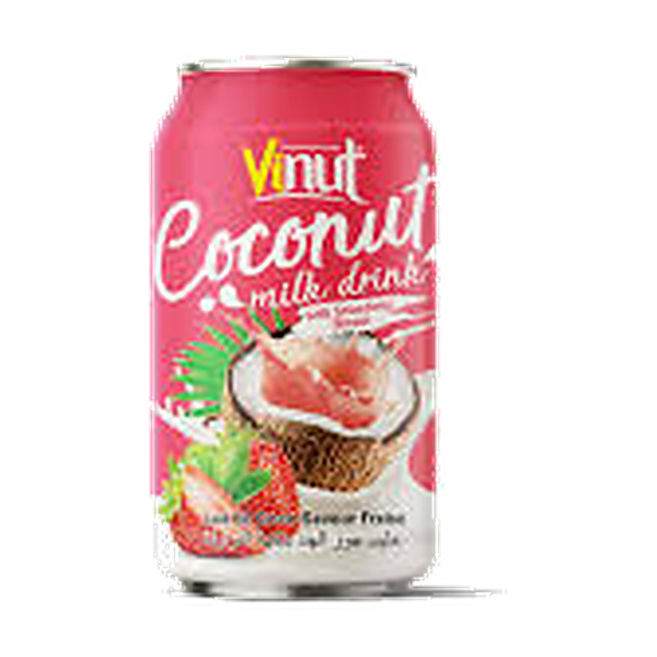 Vinut Coconut Milk Drink Strawberry 330Ml