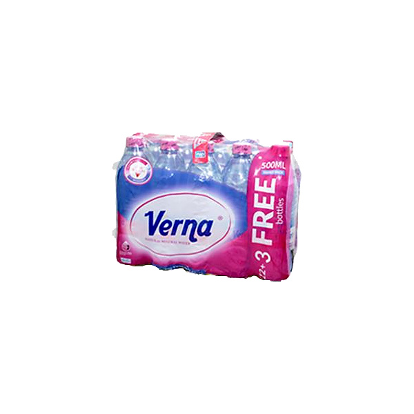 Pack Of Natural Mineral Water Verna 500Ml