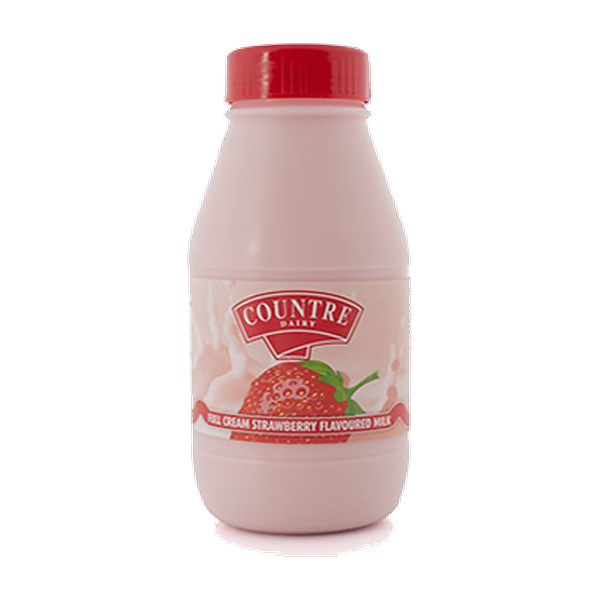 Countre Dairy Strawberry Flav. Whole Milk 500Ml