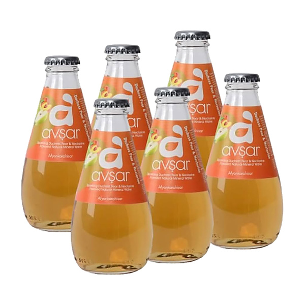 Avsar Peach & Elderberry Flav. Carbonated Drink 200Ml