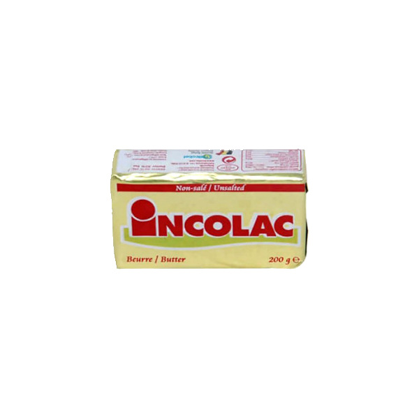 Incolac Butter Unsalted 200G