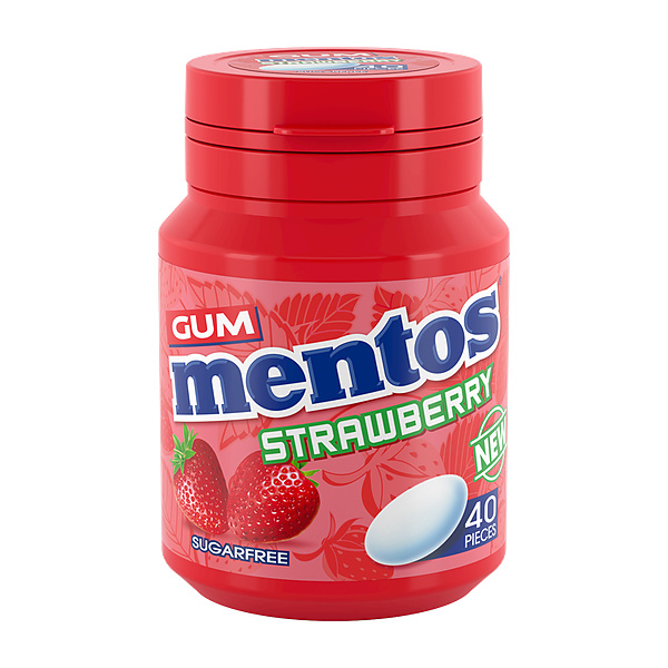 Mentos Gum Strawberry (56G)