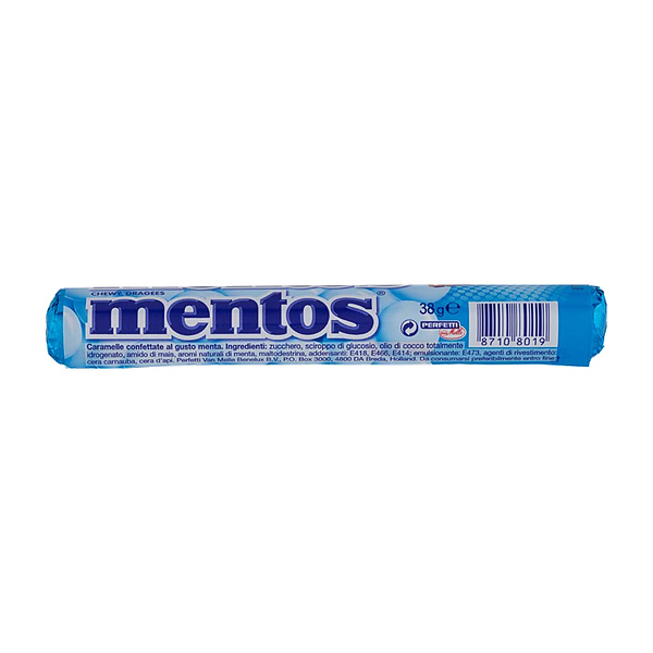 Mentos Chewy Dragees Mint (21.6G)
