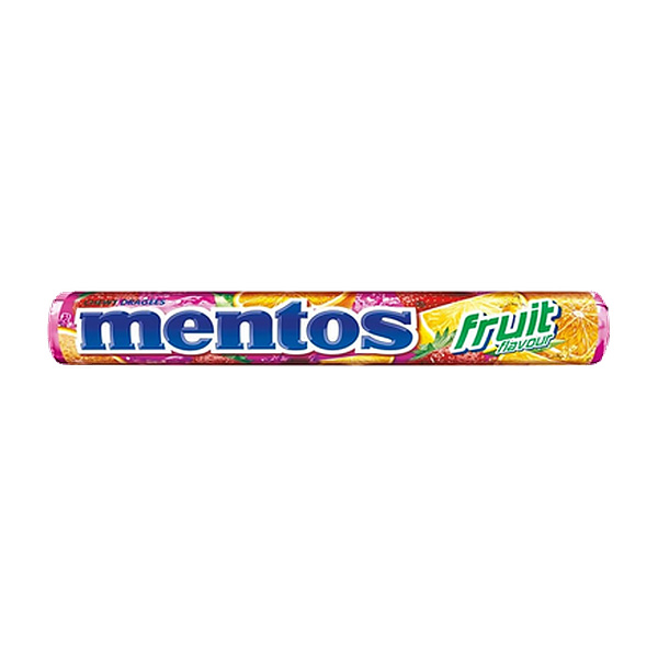 Mentos Chewy Dragees Fruit (37.5G)