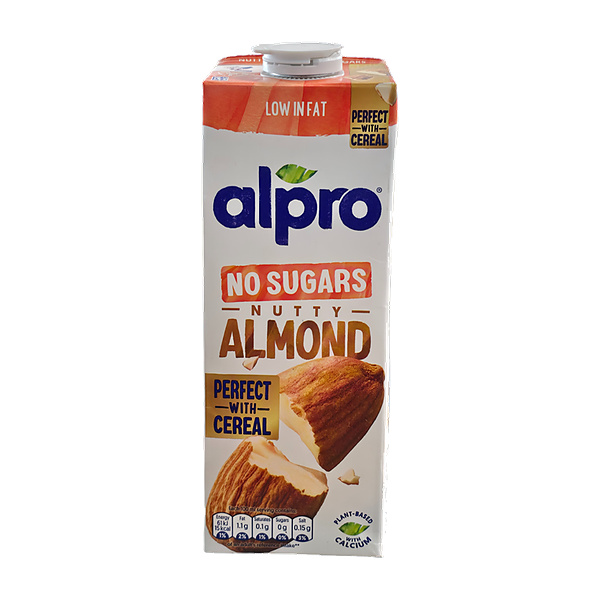 Alpro No Sugar Nutty Almond 1L