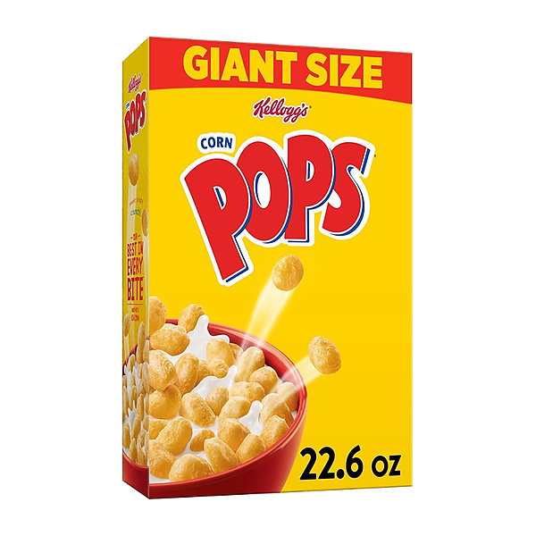 Kelloggs Corn Pops Sweetened Corn Cereal 27G
