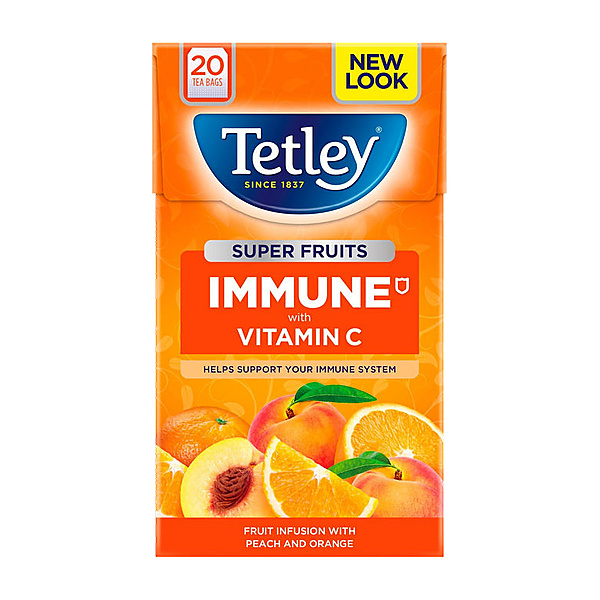 Tetley Super Fruit Immune 40G