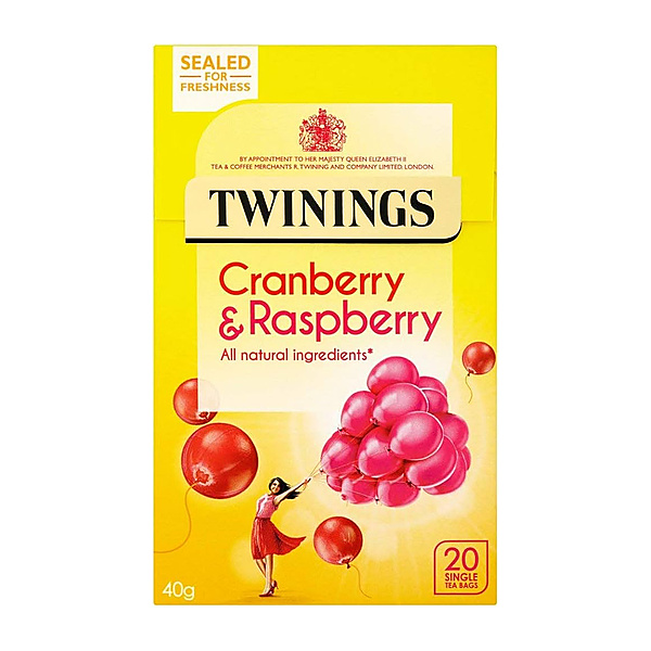 Twinings Cranberry & Raspberry 40G