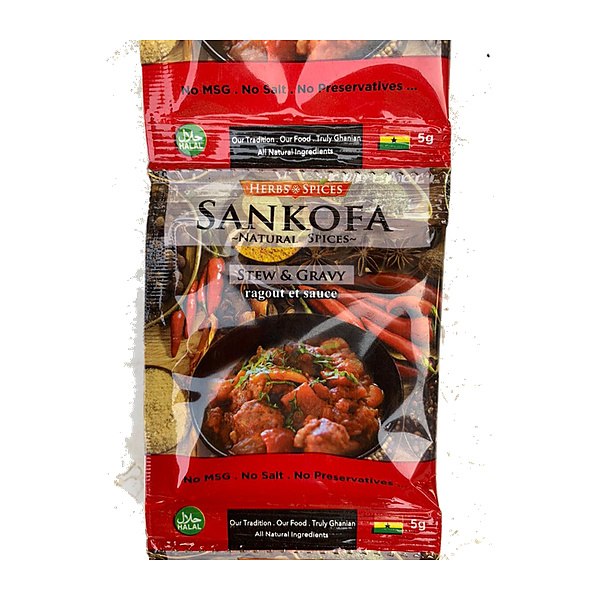 Sankofa Natural Spice Stew & Gravy 5G