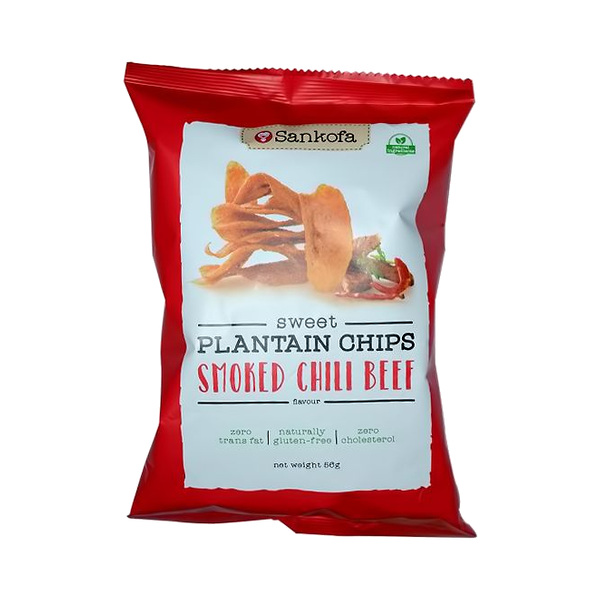Sankofa Smoked Chili Beef Snacks 50G