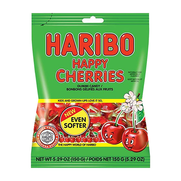Haribo Happy Cherries Fruit Flav. Jellies 80