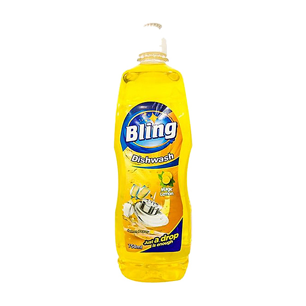 Bling Dishwash Magic Lemon 750Ml