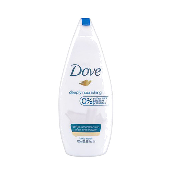 Dove - Nourishes Dry Skin Body Wash 750Ml