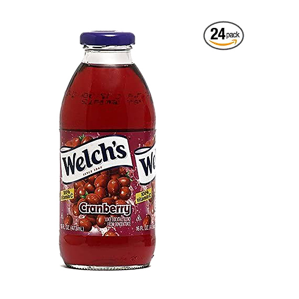 Welch Glass Cranberry 473Ml
