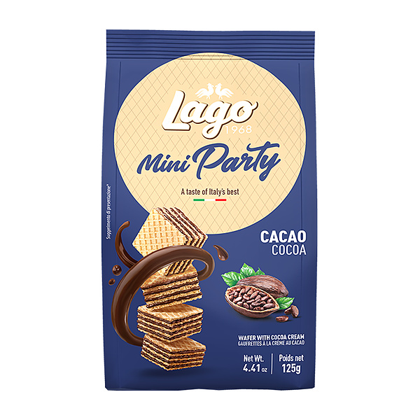 Mini Party Wafer Cacao125G