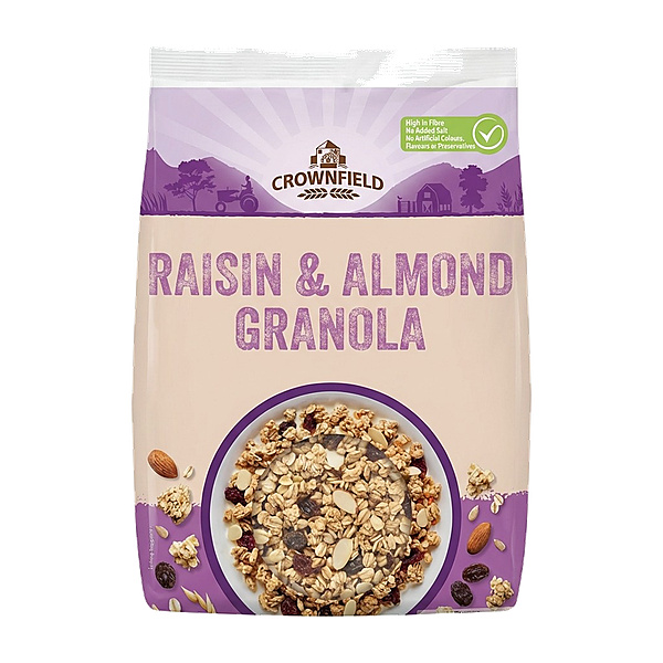 Crownfield Rasin&Almond Granola 1Kg