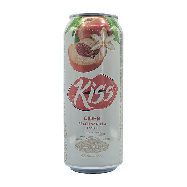 Kiss Peach Vanilla Taste 500Ml