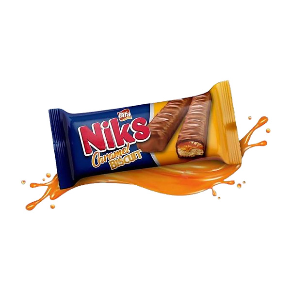 Bifa Niks Caramel Biscuit 50G