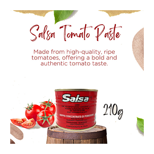 Salsa Tomato Paste 210G