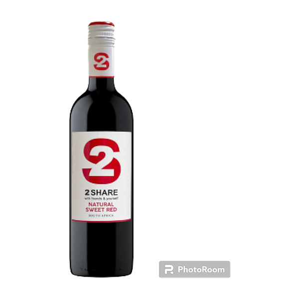 2 Share Natural Sweet Red 75Cl