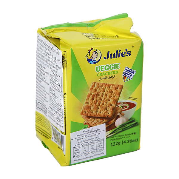 Julies Veggies Crackers 122G