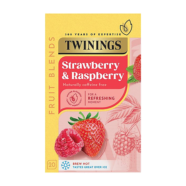 Twinings Strawberry & Raspberry 20Bags