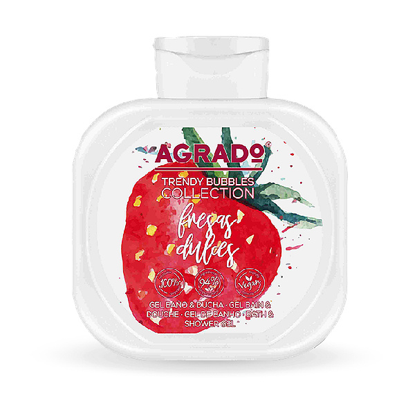 Agrado Strawberry Shower Gel 750Ml