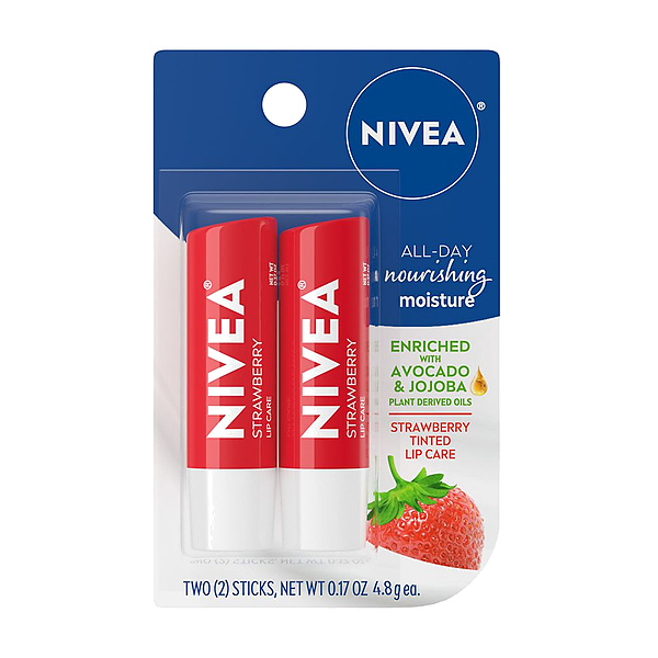 Nivea Lip Balm Strawberry Care