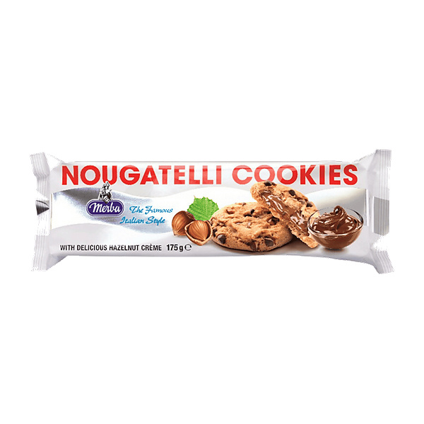Mersa Nougatelli Delicious Hazelnut Cream Cookies 175G