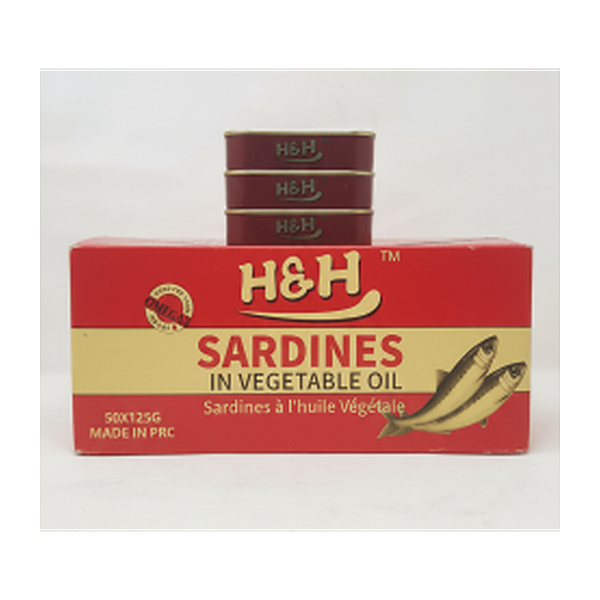 H & H Sardine In Vegetable 125G