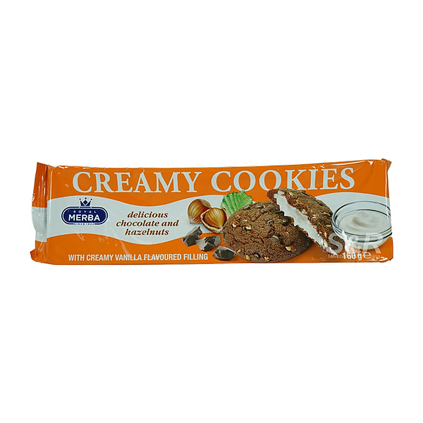 Royal Merba Creamy Vanilla Flavoured Filling160G