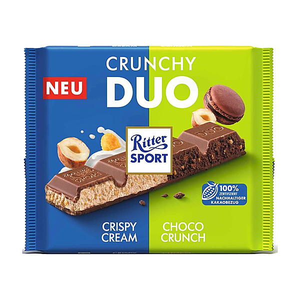 Ritter Sports Crunchy Duo 218G