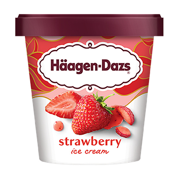 Haagen Dazs Strawberries & Cream 460Ml