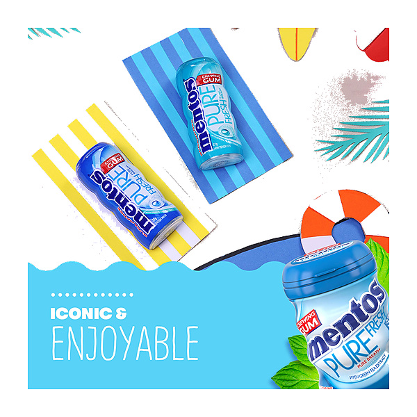 Sugarfree Mentos Full Bubble Fresh 31.5G