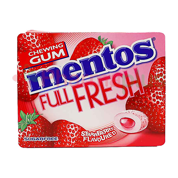 Sugarfree Mentos Full Strawberry Fresh 31.5G