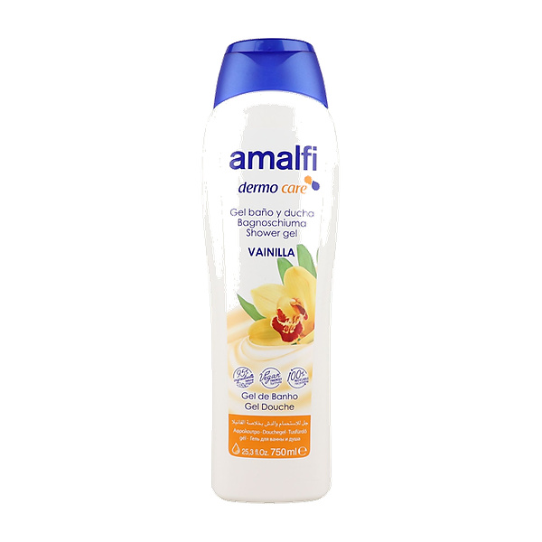 Amalfi Dermo Care Vanilla Shower Gel 750Ml