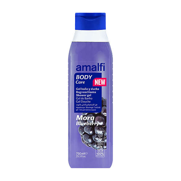 Amalfi Dermo Care Mora Blueberry Shower Gel 750Ml